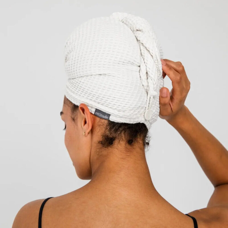 Waffle Hair Towel - Image 11