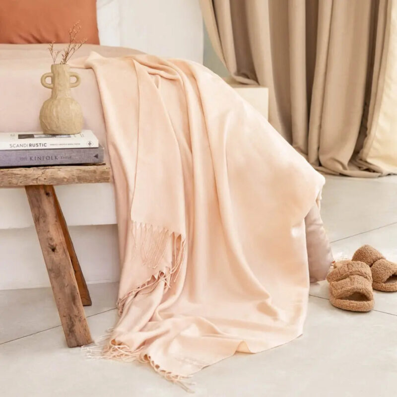 CleanBamboo® Vegan Cashmere Woven Throw Blanket - Image 8