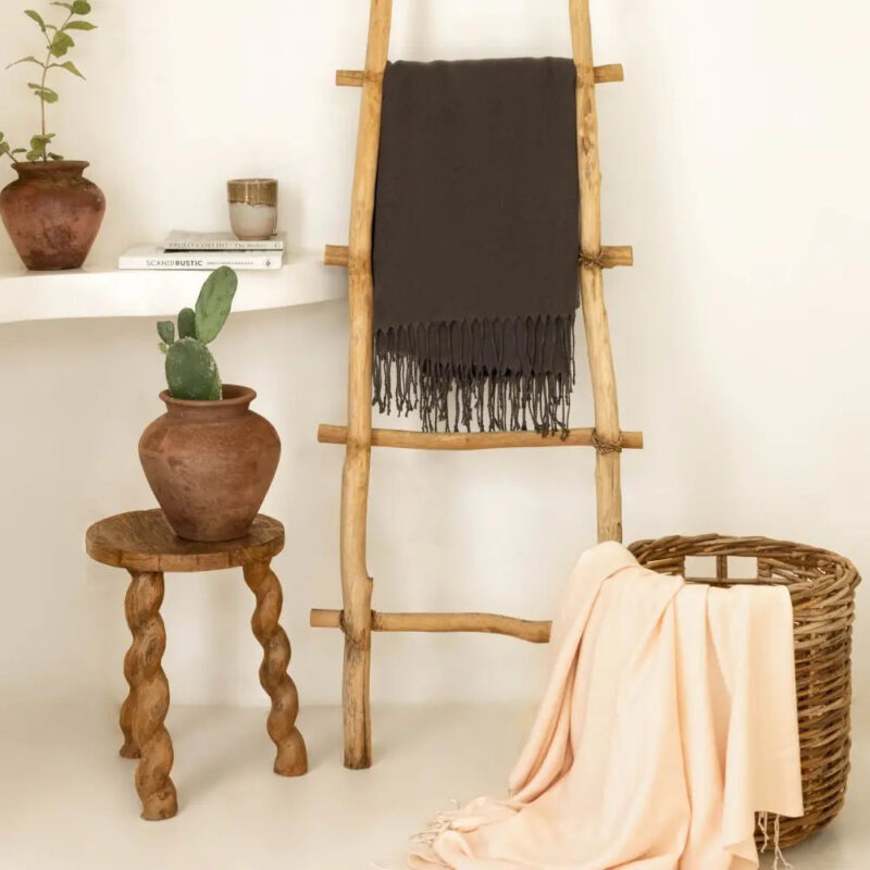 CleanBamboo® Vegan Cashmere Woven Throw Blanket - Image 9