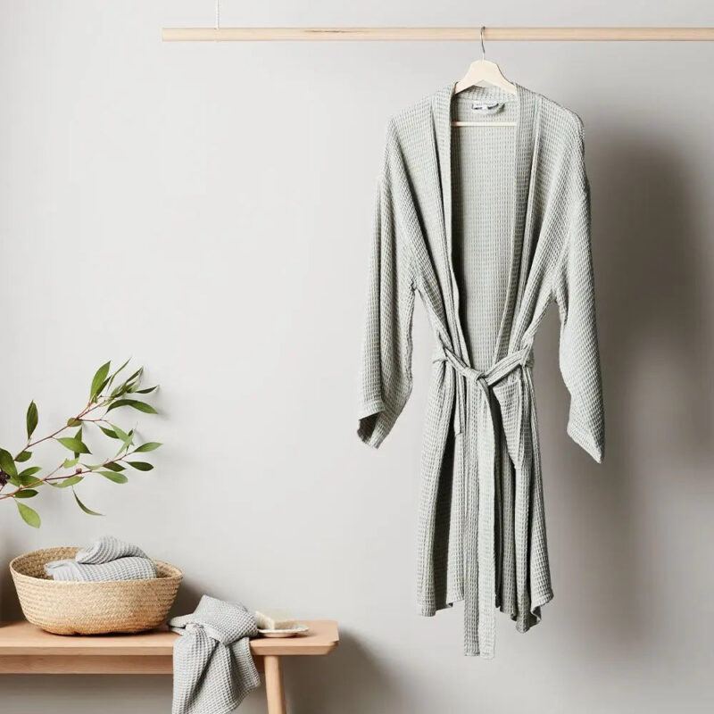 CleanBamboo® Waffle Bathrobe - Image 5