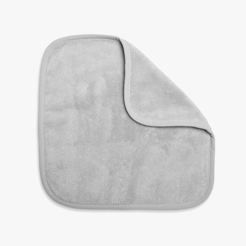 Organic Baby Washcloth (Light Grey)