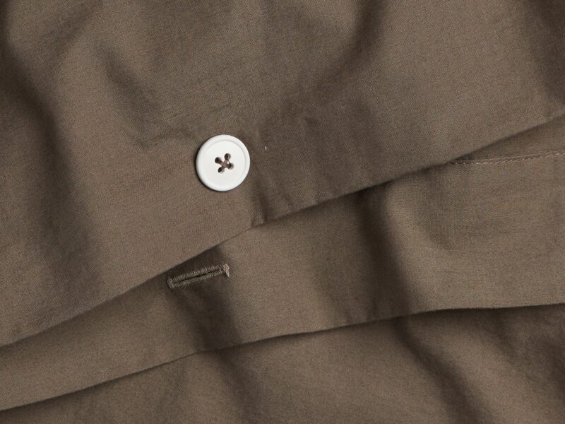 Brushed Cotton Duvet Cover (Ash) - Image 2