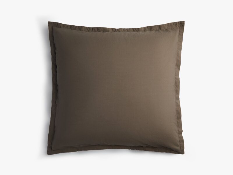Brushed Cotton Euro Sham (Ash)