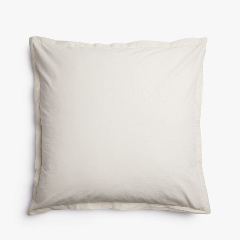 Brushed Cotton Euro Sham (Surplus and Ivory)