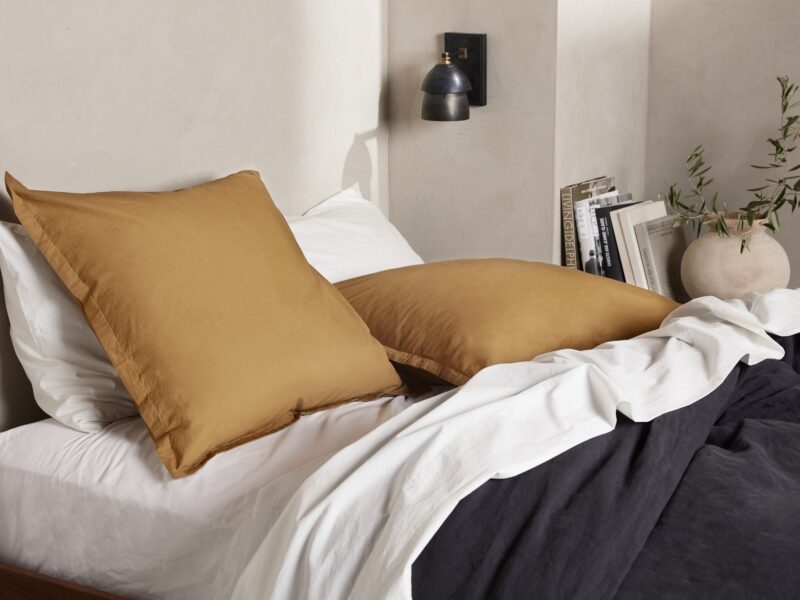 Brushed Cotton Euro Sham (Surplus and Ivory) - Image 14