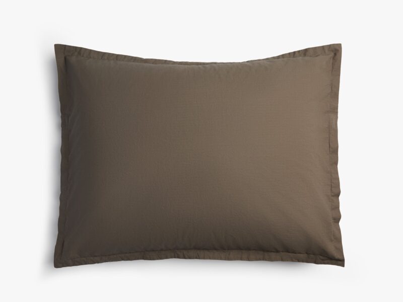 Brushed Cotton Sham Set (Ash) - Image 2