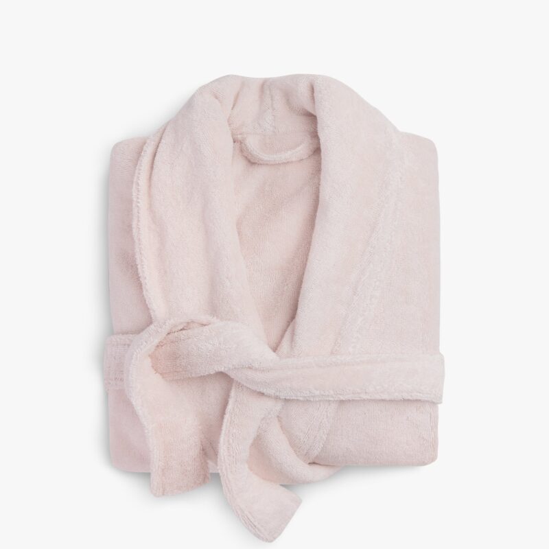 Classic Turkish Cotton Robe (Blush)