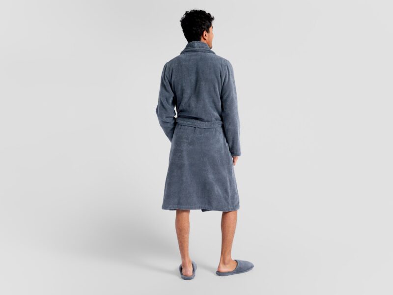 Classic Turkish Cotton Robe (Dusk) - Image 6