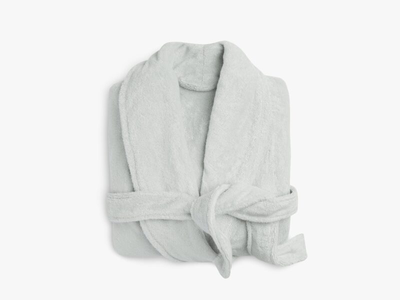 Classic Turkish Cotton Robe (Mineral)