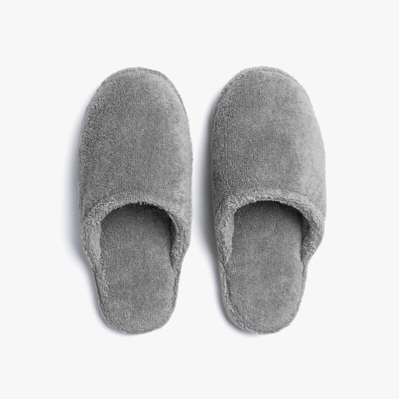 Classic Turkish Cotton Slippers (Stone)