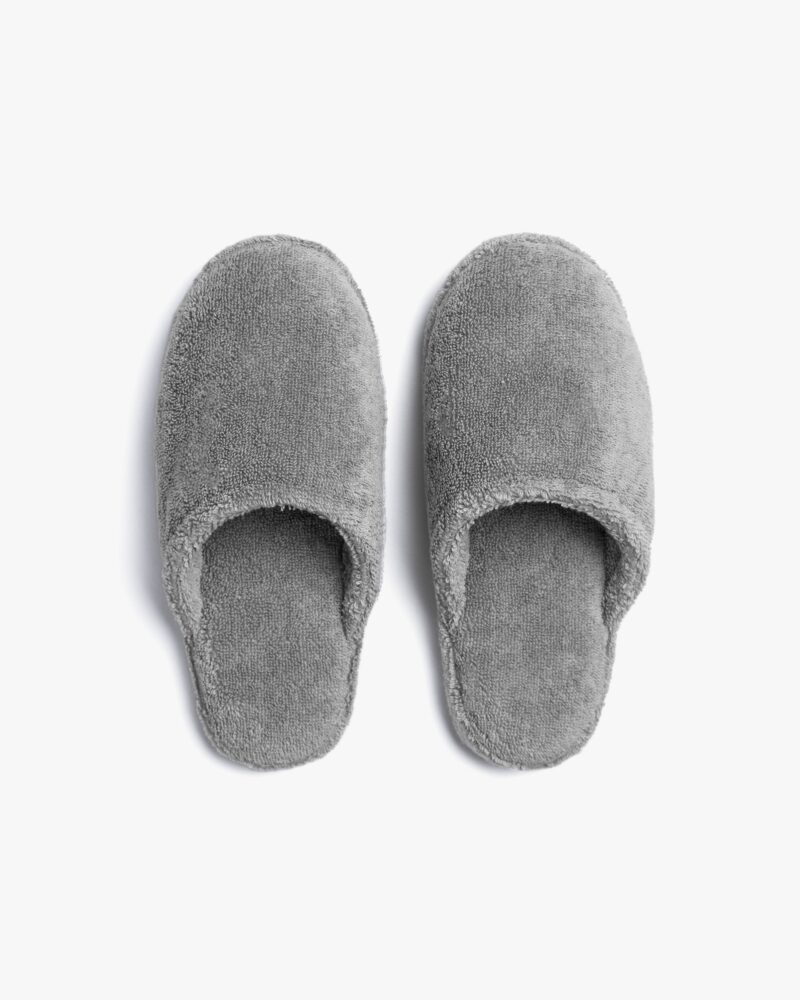 Classic Turkish Cotton Slippers (Stone) - Image 3