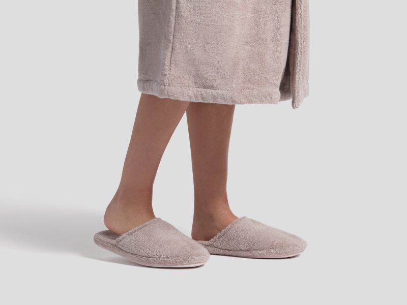 Classic Turkish Cotton Slippers (Haze) - Image 3