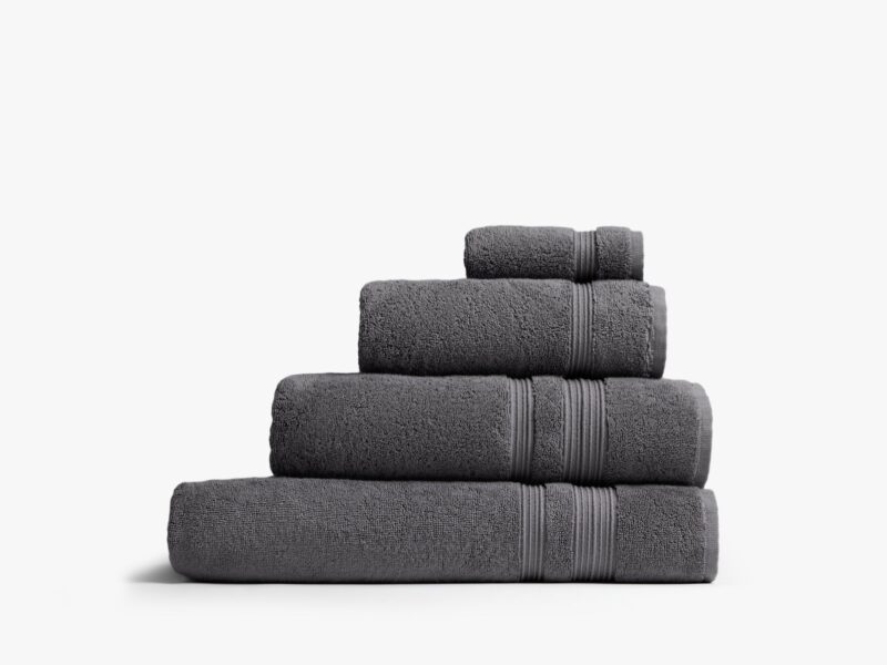 Classic Turkish Cotton Towels (Coal)