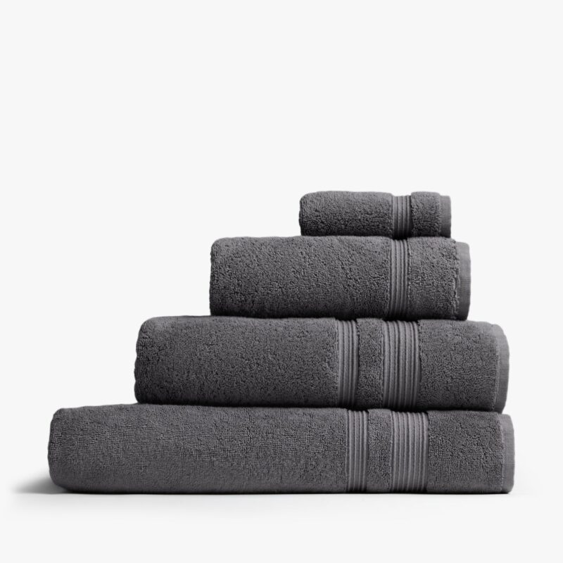 Classic Turkish Cotton Towels (Coal)