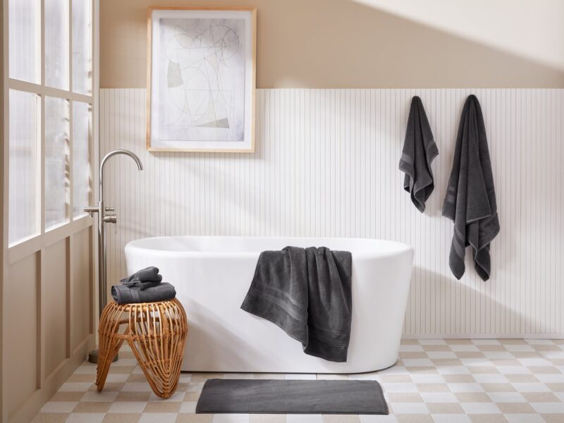 Classic Turkish Cotton Towels (Coal) - Image 7