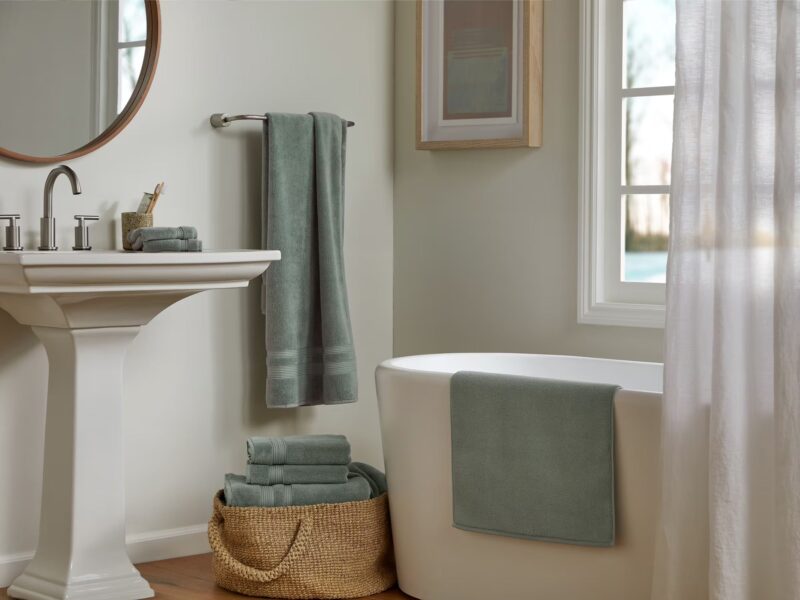 Classic Turkish Cotton Tub Mat (Spa) - Image 3