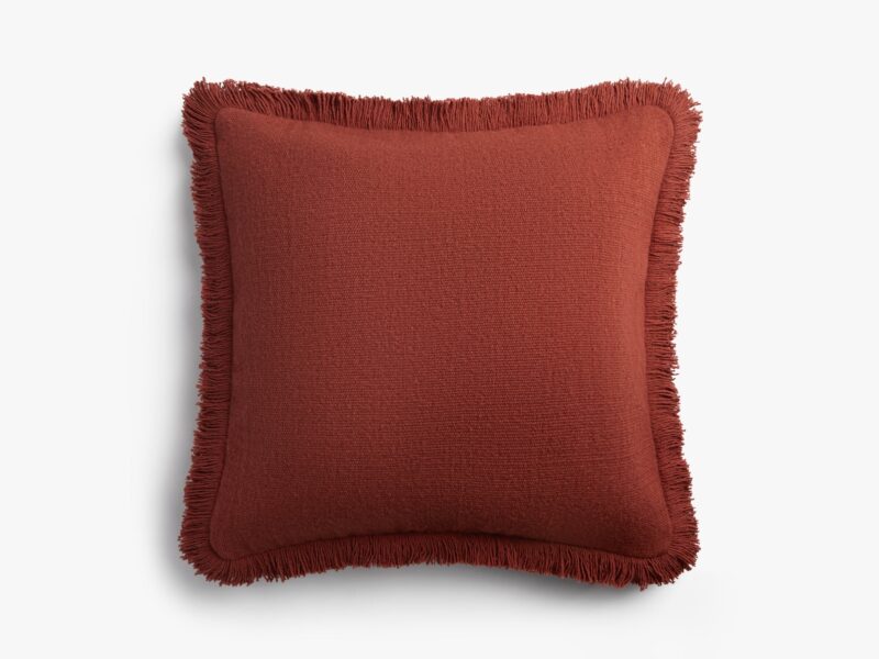 Fringe Wool Pillow Cover (Canyon) - Image 3