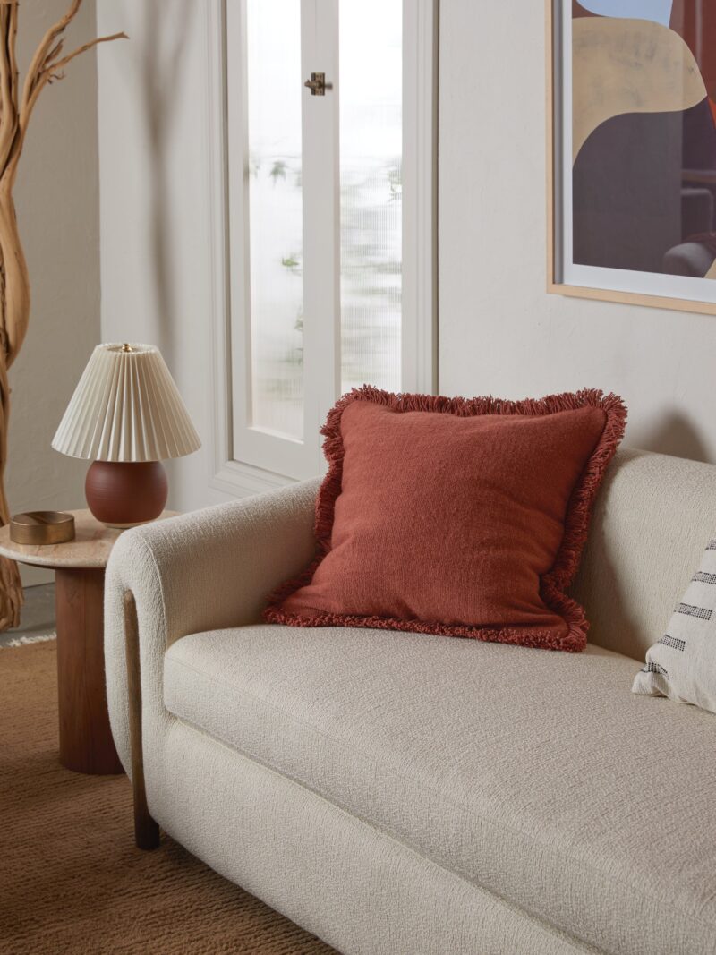 Fringe Wool Pillow Cover (Canyon) - Image 4