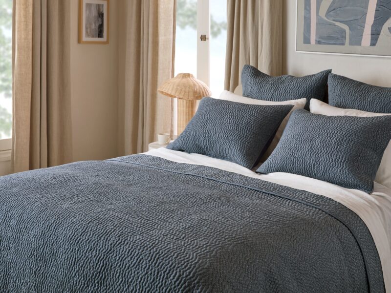 Hand Stitched Cotton Shams (Dusk) - Image 3
