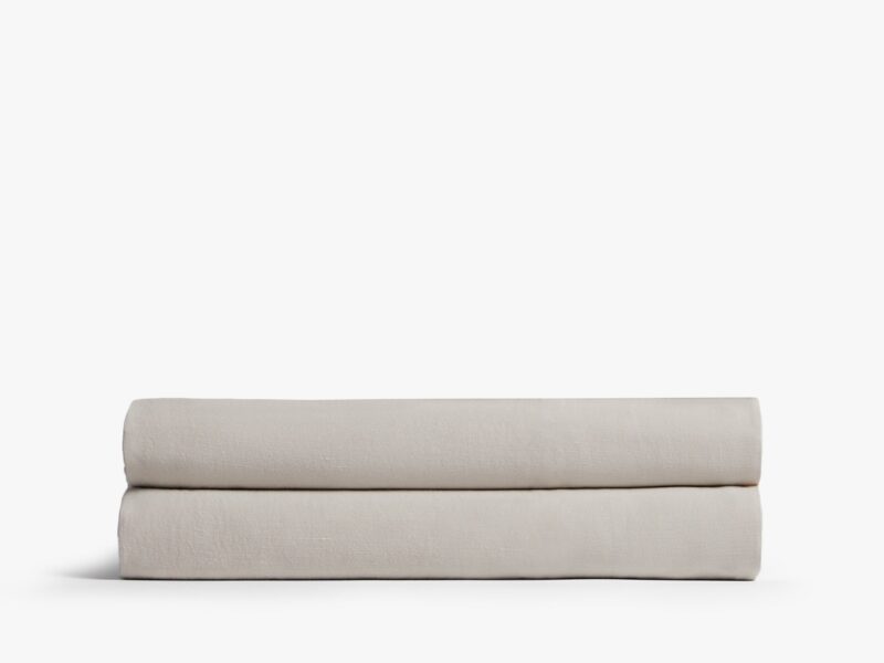 Heirloom TENCEL™ Linen Fitted Sheet (Bone)