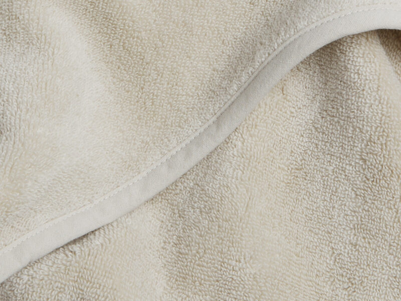 Organic Hooded Baby Towel (Natural) - Image 2