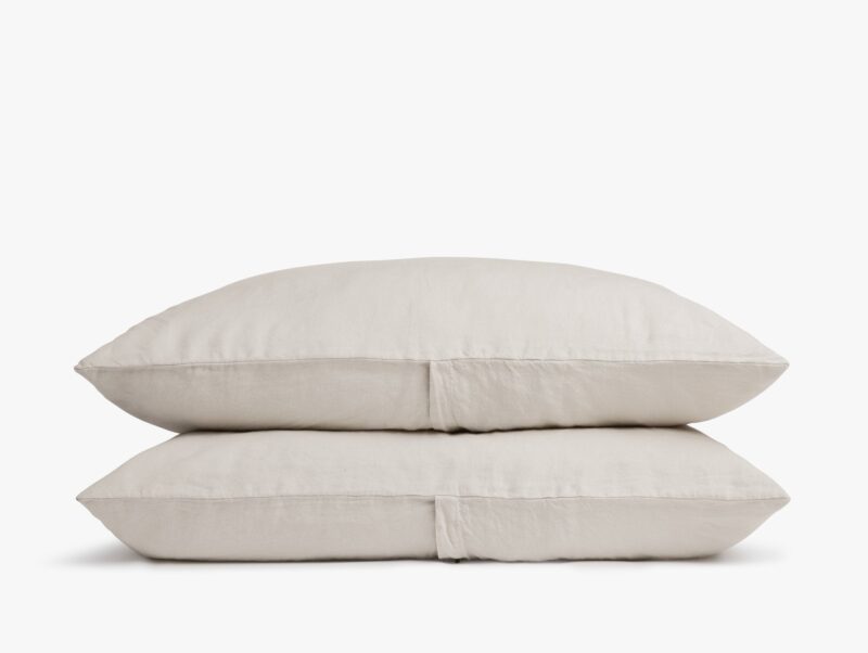 Linen Pillowcase Set (Bone)