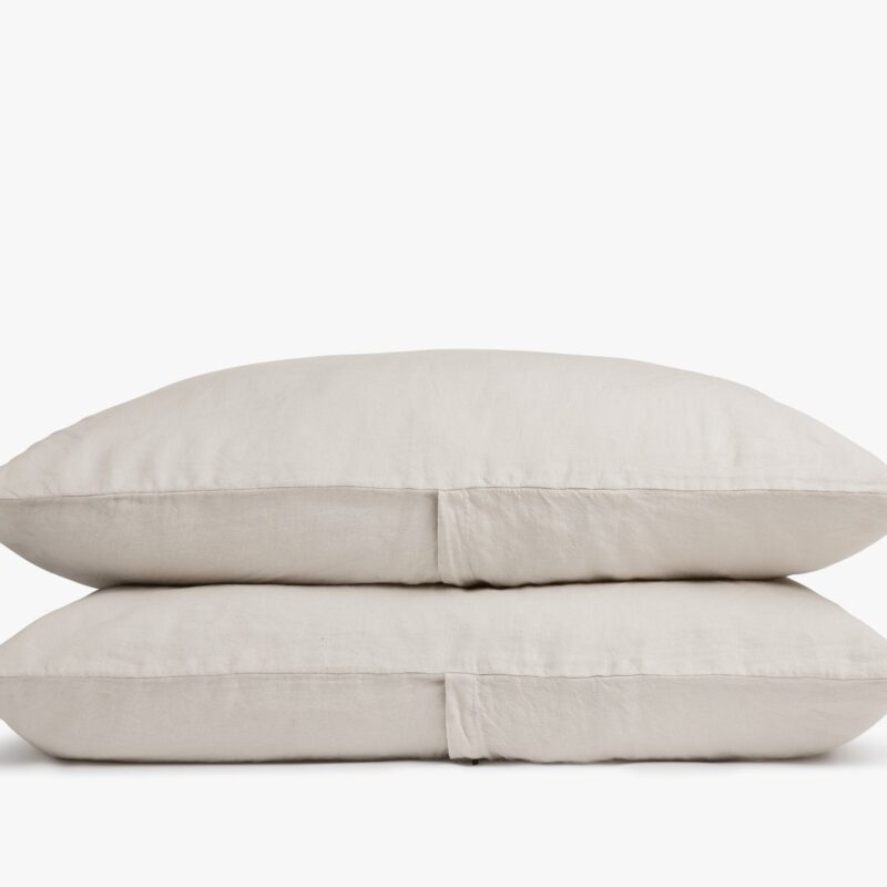 Linen Pillowcase Set (Bone)
