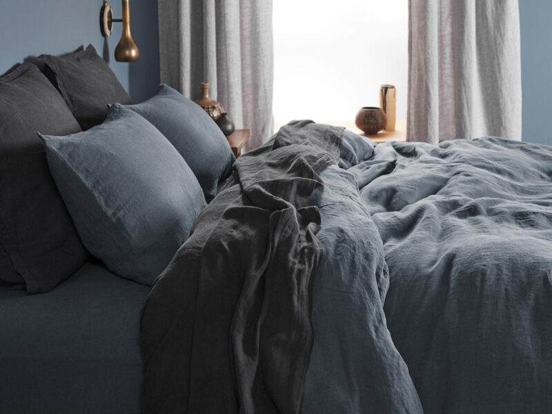 Linen Duvet Cover (Dusk) - Image 4