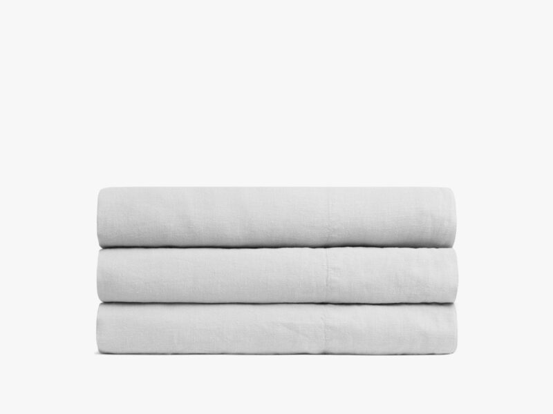 Linen Top Sheet - Fog