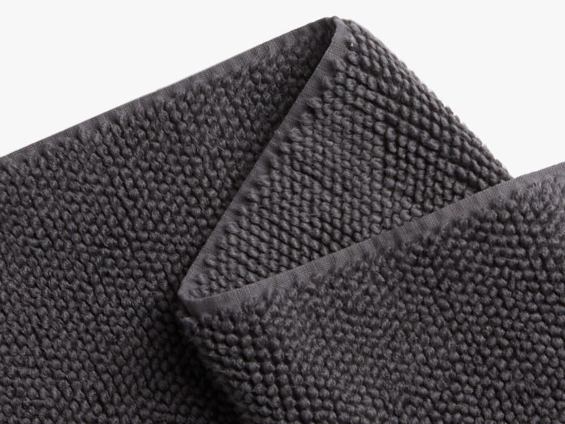 Looped Bath Rug (Coal) - Image 2