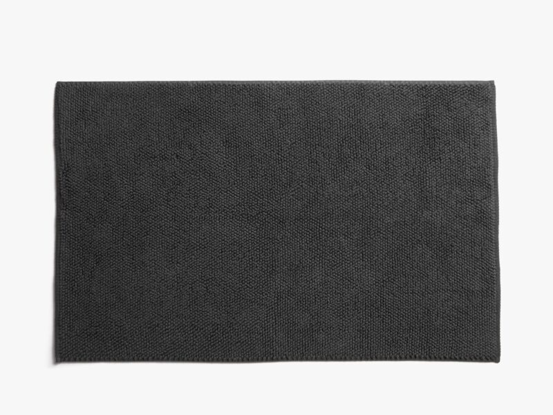 Looped Bath Rug (Coal)