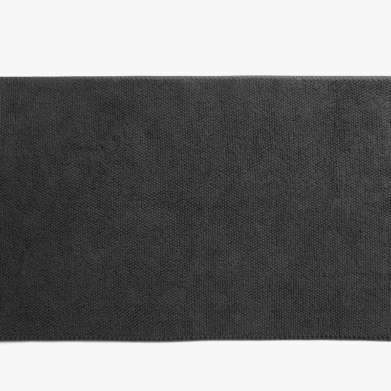 Looped Bath Rug (Coal)