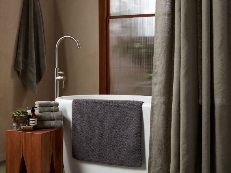 Looped Bath Rug (Coal) - Image 3