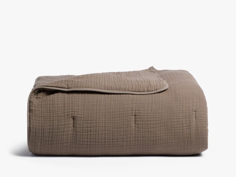 Organic Cloud Cotton Quilt (Warm Grey)