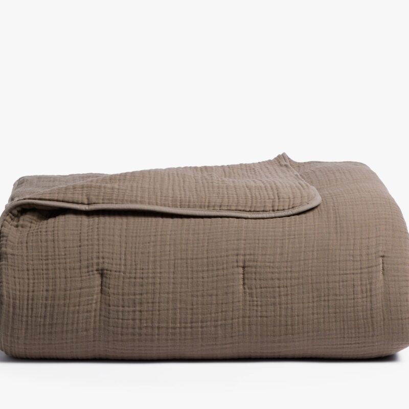Organic Cloud Cotton Quilt (Warm Grey)