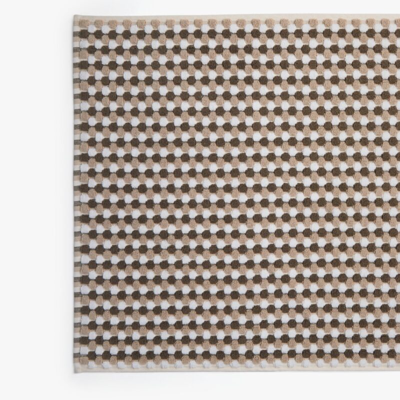 Organic Mosaic Tub Mat (Ash and Toast)