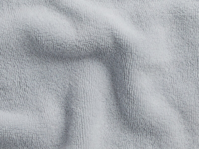 Organic Hooded Baby Towel (Sky) - Image 2