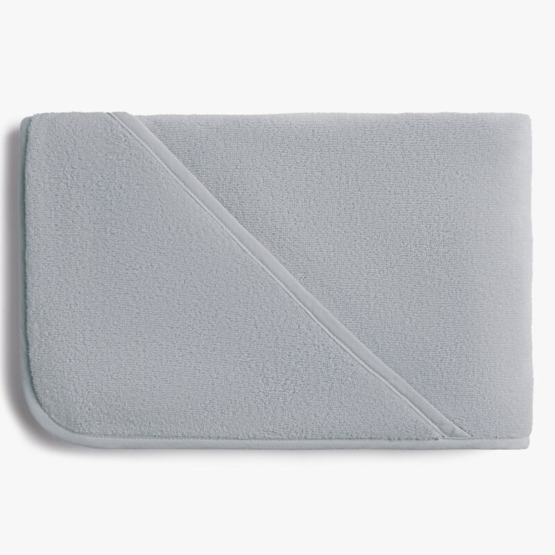 Organic Hooded Baby Towel (Sky)