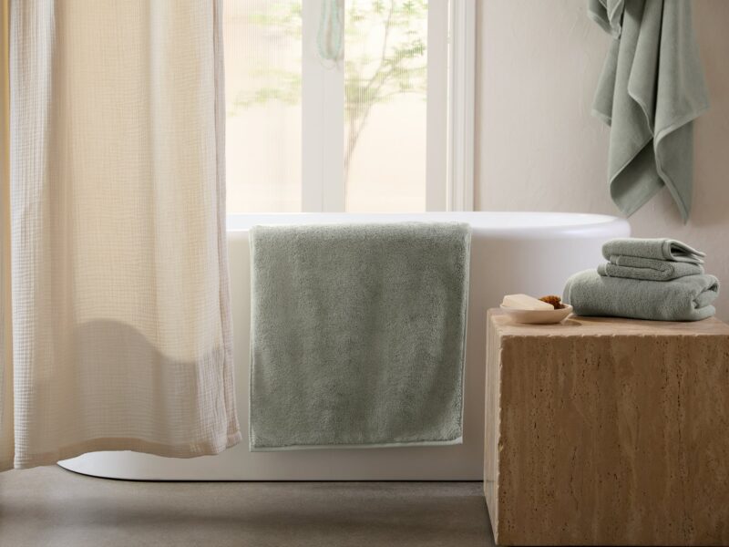 Organic Plush Tub Mat (Sage) - Image 3