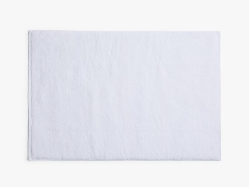 Organic Plush Tub Mat (White)