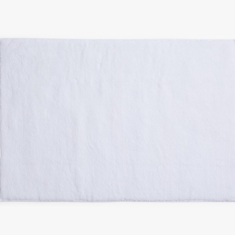 Organic Plush Tub Mat (White)