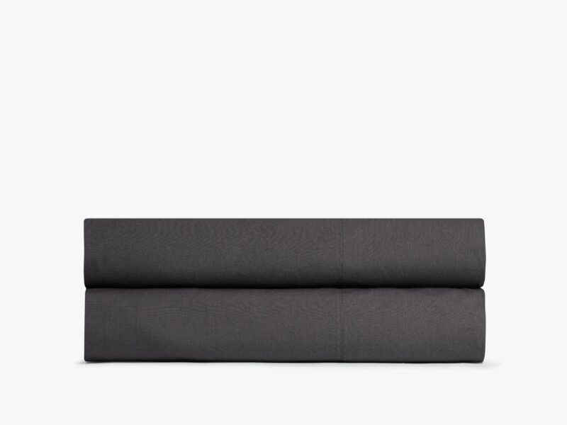 Percale Fitted Sheet (Slate)