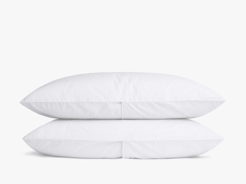 Percale Pillowcase Set (White)