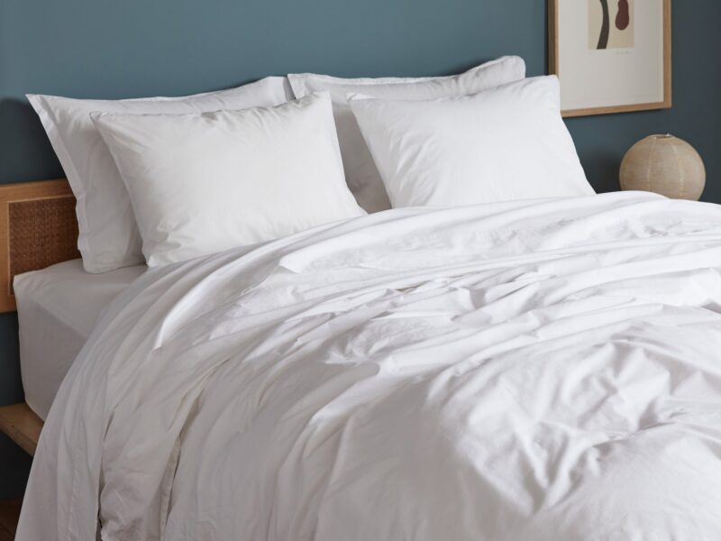 Percale Pillowcase Set (White) - Image 5