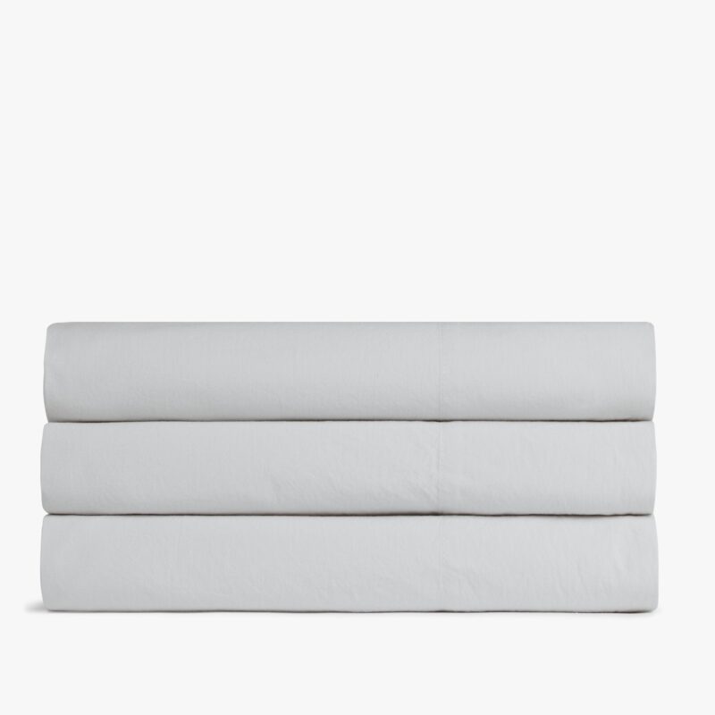 Percale Top Sheet (Light Grey)