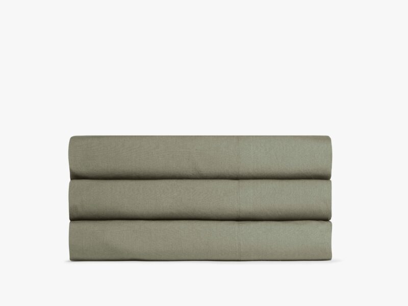 Percale Top Sheet (Moss)