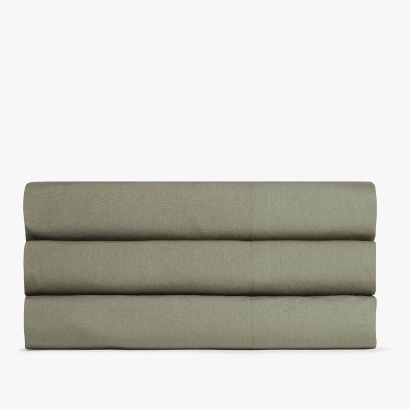 Percale Top Sheet (Moss)