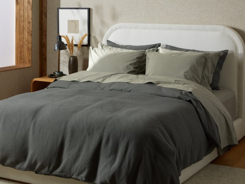 Percale Top Sheet (Moss) - Image 4
