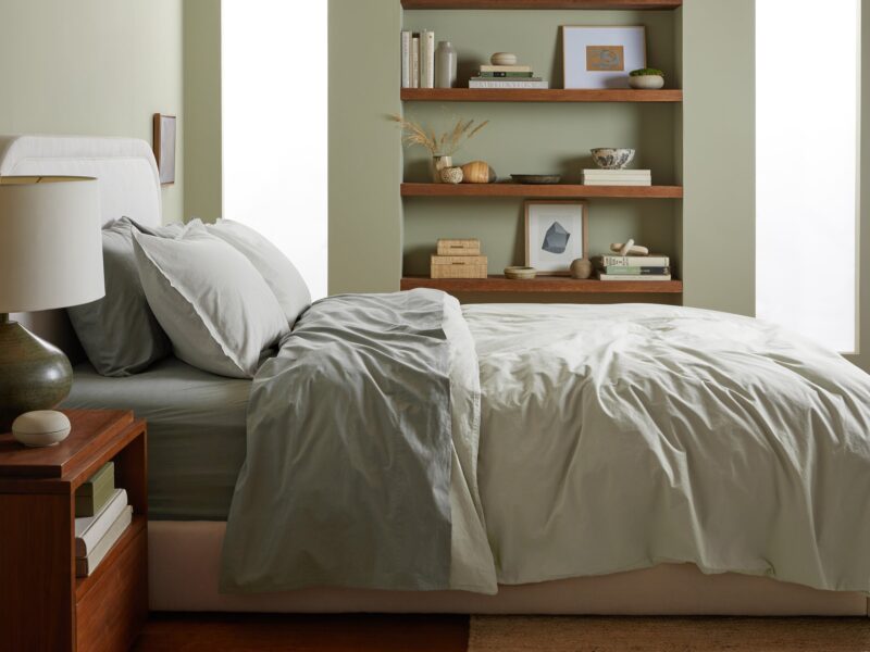 Percale Top Sheet (Moss) - Image 3