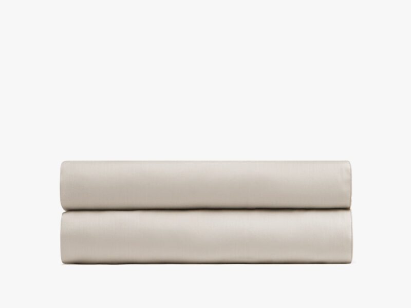 Sateen Fitted Sheet (Bone)